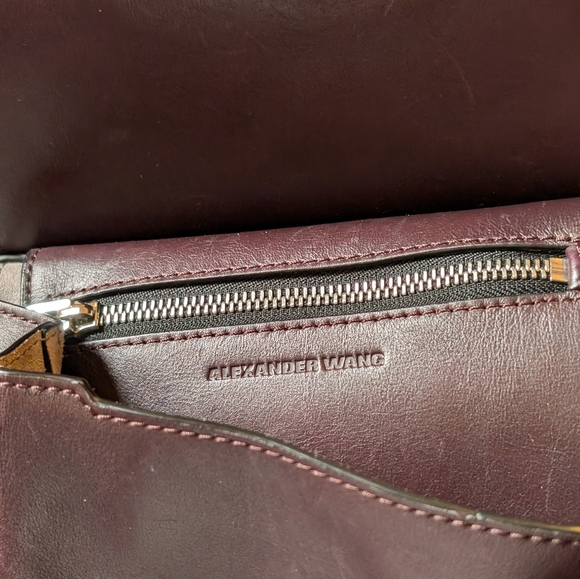 Alexander Wang Marion Flat Bottom Bag in Oxblood in GUC - Picture 12 of 14